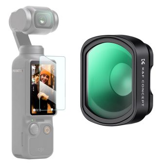 K&F Concept 10X Macro Lens Compatible with DJI Osmo Pocket 3, Close Up Filter HD Macro Photography Lens, Magnetic Attach/Multi-Coated/Optical Glass